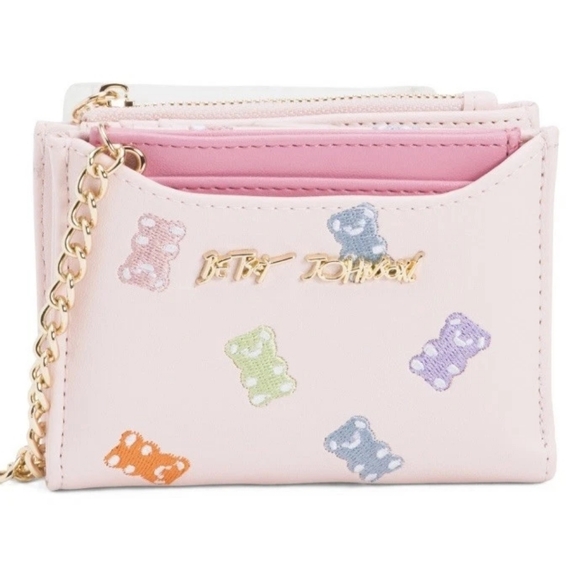 Betsey Johnson Handbags - Betsey Johnson Blush & Multi Gummy Bear Wallet with Card Case-NWT